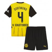 Borussia Dortmund Nico Schlotterbeck #4 Replica Home Minikit 2024-25 Short Sleeve (+ pants)